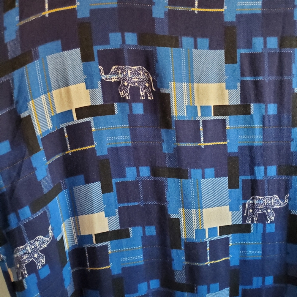 The Elephant Pants Patchwork Pattern W/ Elephants… - image 8